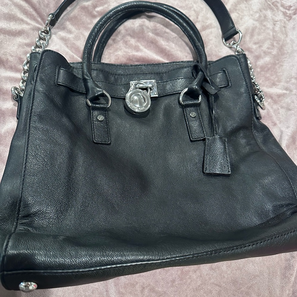 Black Leather Handbag